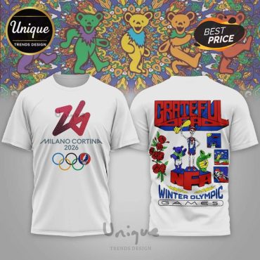 Grateful Dead Winter Olympic Games Milano Cortina 2026 Graphic T-Shirt