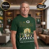 Dark green Packers tee with gold 