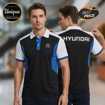 Hyundai Premium Automotive Logo Design Polo Shirt Hyundai Premium Automotive Logo Design Polo Shirt