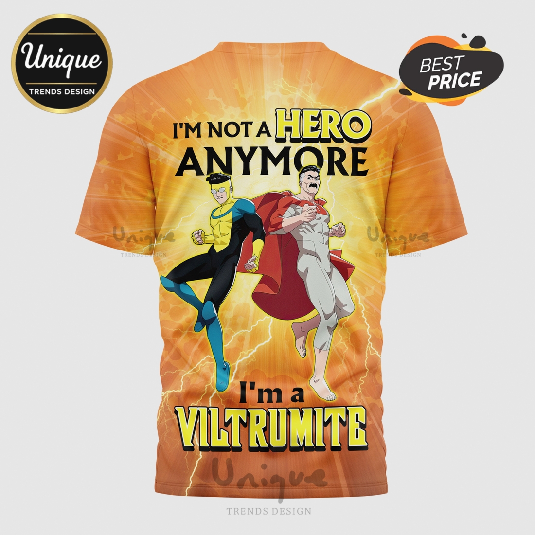 Invincible 3D Graphic Premium All Over Print T-Shirt Invincible 3D Graphic Premium All Over Print T-Shirt