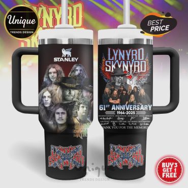 Lynyrd Skynyrd 1964-2025 61st Anniversary Stanley Tumbler