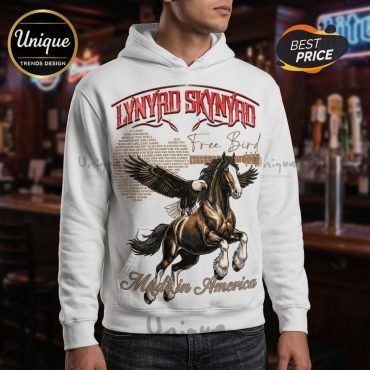 Lynyrd Skynyrd Free Bird Made In America Graphic Hoodie