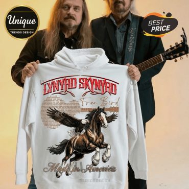 Lynyrd Skynyrd Free Bird Made In America Graphic Hoodie