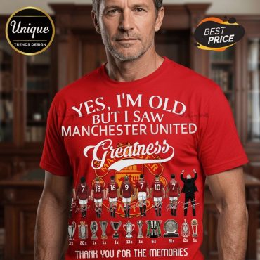 Manchester United Sir Alex Ferguson Greatness Memories T-Shirt