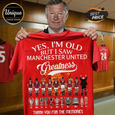 Manchester United Sir Alex Ferguson Greatness Memories T-Shirt
