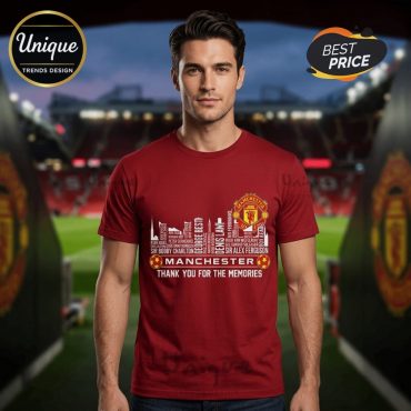 Manchester United Sir Alex Ferguson Thank You Memories Premium T-Shirt
