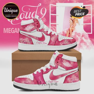 Megan Moroney Cloud 9 Custom Pink Air Jordan High Top Sneakers