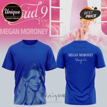 Megan Moroney Cloud 9 Tour Graphic Royal Blue Unisex T-Shirt