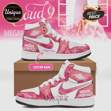 Megan Moroney Cloud 9 Tour Personalized Pink Air Jordan High Top Shoes