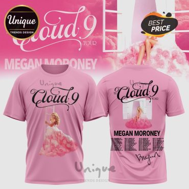 Megan Moroney Cloud 9 Tour Pink Graphic Concert Shirt