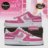 Megan Moroney Cloud 9 Tour Pink & White Air Force 1 Sneakers Trendy Fashion - demo10