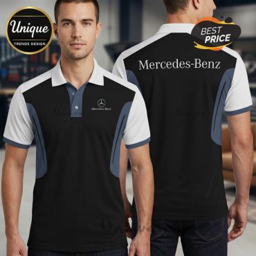 Mercedes-Benz Premium Logo Polo Shirt – Luxury Edition Cotton Blend Polo Shirt Mercedes-Benz Premium Logo Polo Shirt – Luxury Edition Cotton Blend Polo Shirt