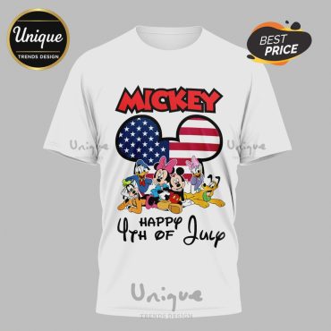 Mickey Mouse 4th of July Disney America Birthday 1776-2026 Graphic T-Shirt