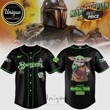 Milwaukee Brewers Mandalorian Grogu Limited Edition Baseball Jersey