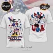 White patriotic Disney tee! Minnie 