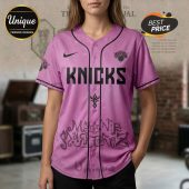 Pink Knicks jersey featuring Melanie Martinez graffiti font! Sports merch.!