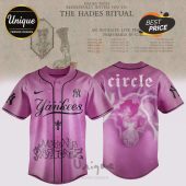 Ny Yankees The Hades Ritual Circle Pink Baseball Jersey Authentic Quality - demo10