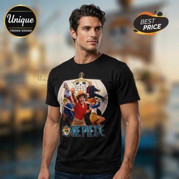 One Piece Anime Series 3D Print Graphic Crew Neck T-Shirt