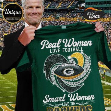 Packers Football Real Women Love Graphic T-Shirt