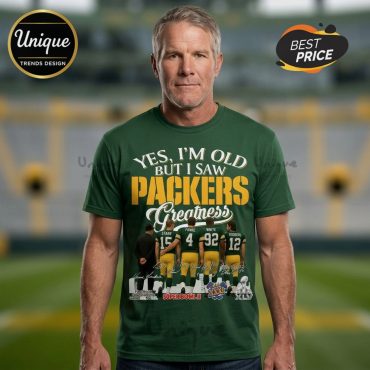 Packers Greatness_ Yes, I’m Old T-Shirt for Green Bay Football Fans