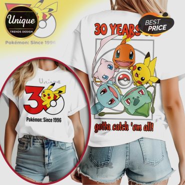 Pokémon 30th Anniversary Premium Graphic Print T-Shirt