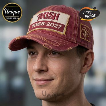 Rush 1968-2027 Anniversary The Spirit of Radio Distressed Cap Rush 1968-2027 Anniversary The Spirit of Radio Distressed Cap