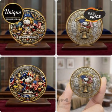 Snoopy 250th Anniversary America Commemorative Premium Coin