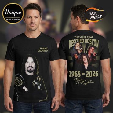 Tommy DeCarlo The Voice That Rescued Boston Tribute Graphic T-Shirt