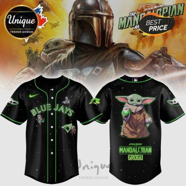 Toronto Blue Jays Mandalorian Grogu Limited Edition Baseball Jersey