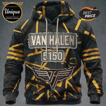 Van Halen 5150 Premium Graphic Print Fashion Hoodie