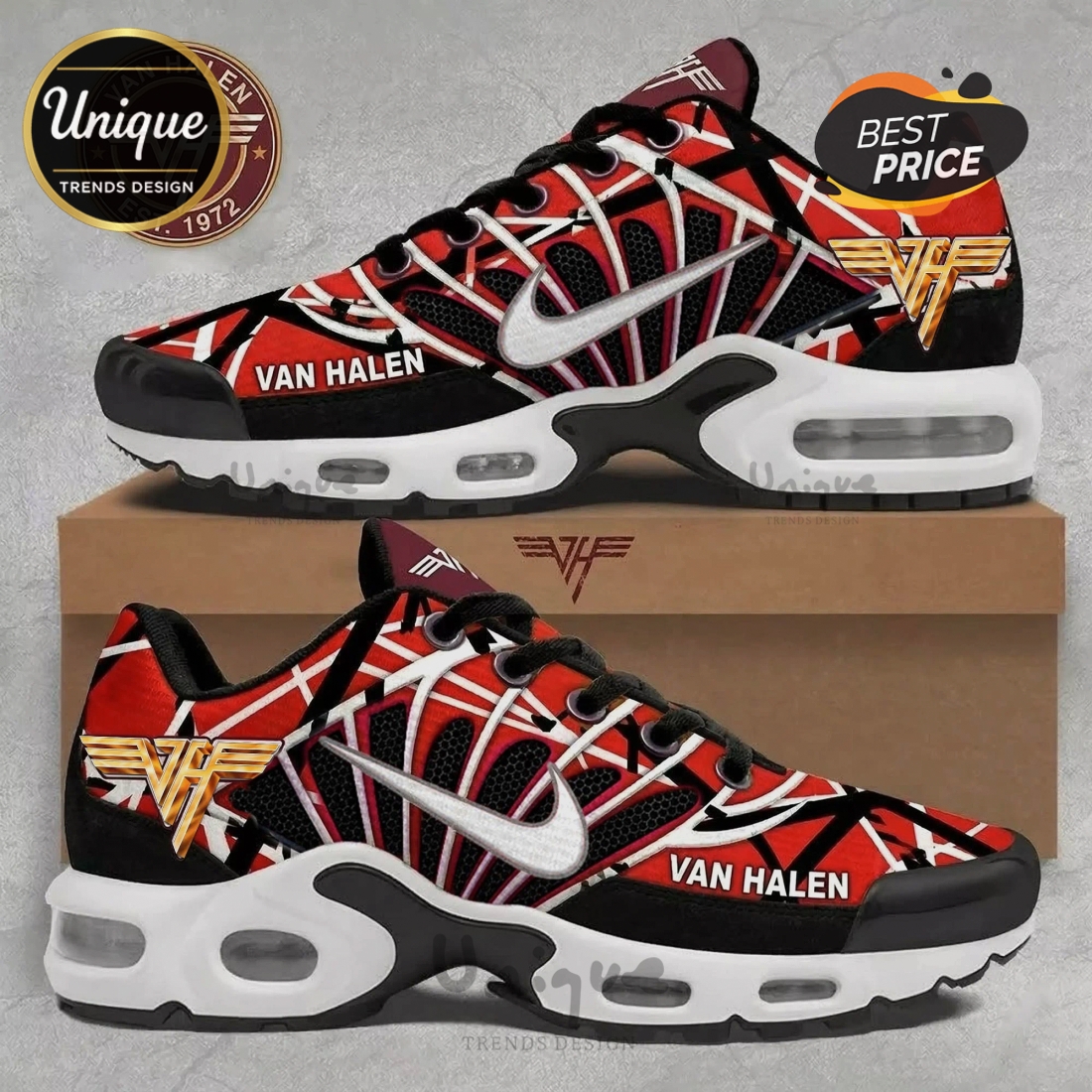 Van Halen Rock Band Premium TN Sneakers Limited Edition Van Halen Rock Band Premium TN Sneakers Limited Edition