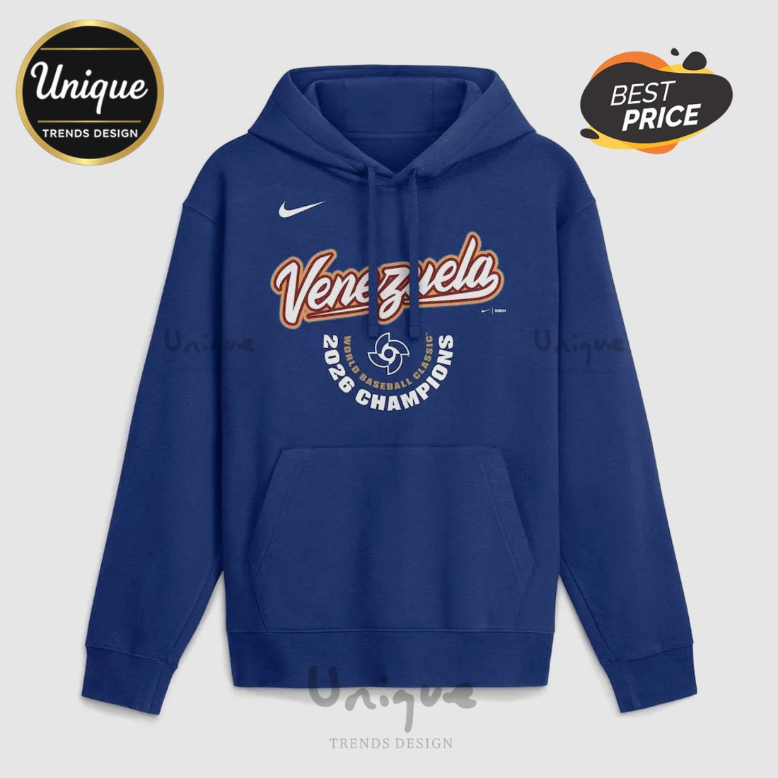 Venezuela 2026 World Baseball Classic Champions Pullover Hoodie Venezuela 2026 World Baseball Classic Champions Pullover Hoodie