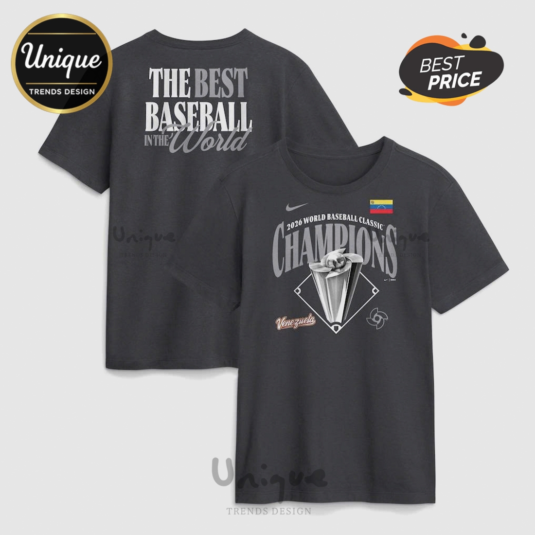 Venezuela Baseball Champions 2026 World Classic Premium Hoodie Venezuela Baseball Champions 2026 World Classic Premium Hoodie