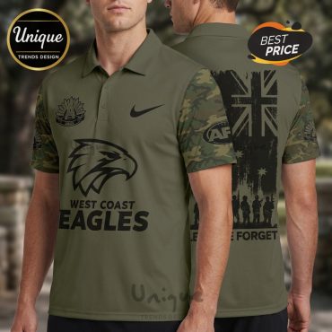 West Coast Eagles ANZAC Day 2026 Limited Edition Polo