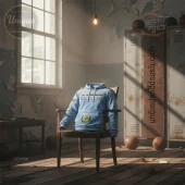 Light blue hoodie with 'AFR - SELECCIÓN ARGENTINA' text and AFA shield logo on chest and pocket! Sports fan apparel!