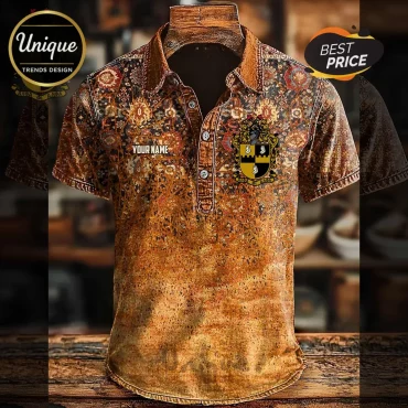 Alpha Phi Alpha Fraternity Personalized Vintage Polo Shirt