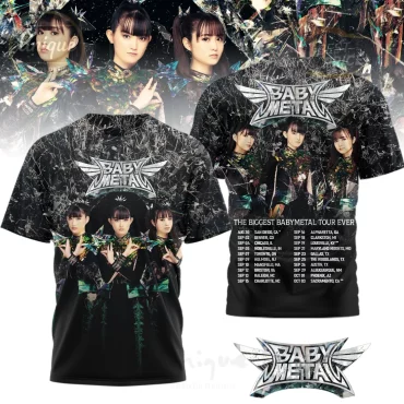 BABYMETAL The Biggest Tour Ever 3D Print T-Shirt