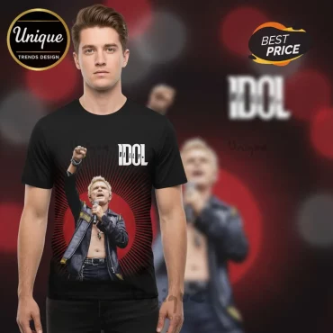 Billy Idol It’s a Nice Day To Tour Again Concert Dates Premium All-Over Print T-Shirt