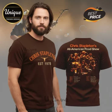 Chris Stapleton All-American Road Show Concert Tour Vintage T-Shirt