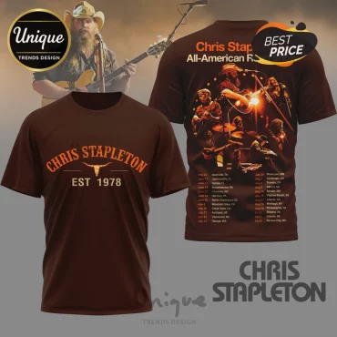 Chris Stapleton All-American Road Show Concert Tour Vintage T-Shirt