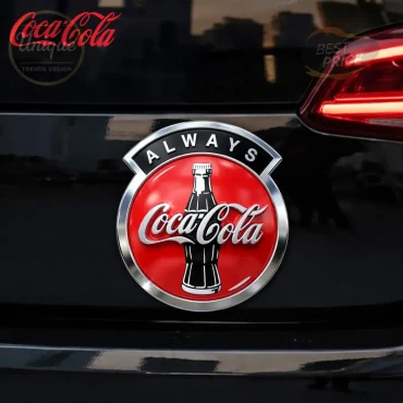 Coca-Cola ALWAYS 3D Metallic Car Badge