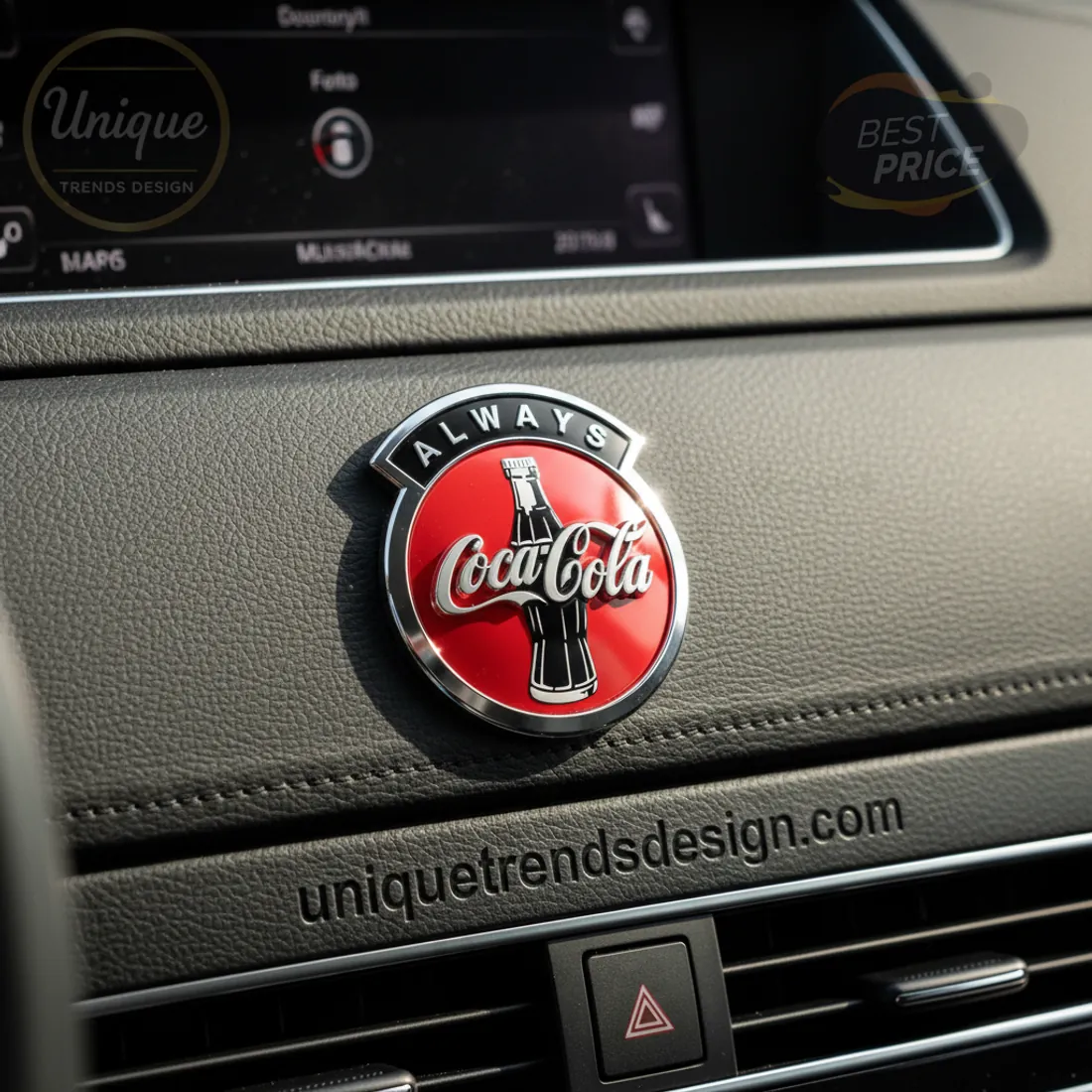 Coca-Cola ALWAYS 3D Metallic Car Badge