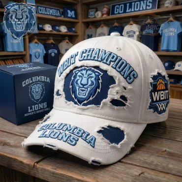 Columbia Lions WBIT Champions Women’s Basketball Distressed Cap