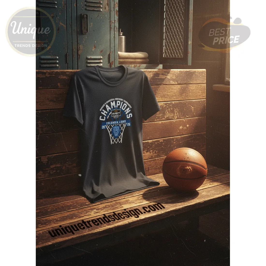 Columbia Lions Women’s Basketball Invitation Tournament Champions T-Shirt Columbia Lions Women’s Basketball Invitation Tournament Champions T-Shirt