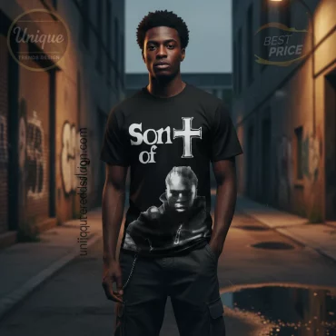 Daniel Caesar Spergy Tour Dates “Son of” Cross Black T-Shirt