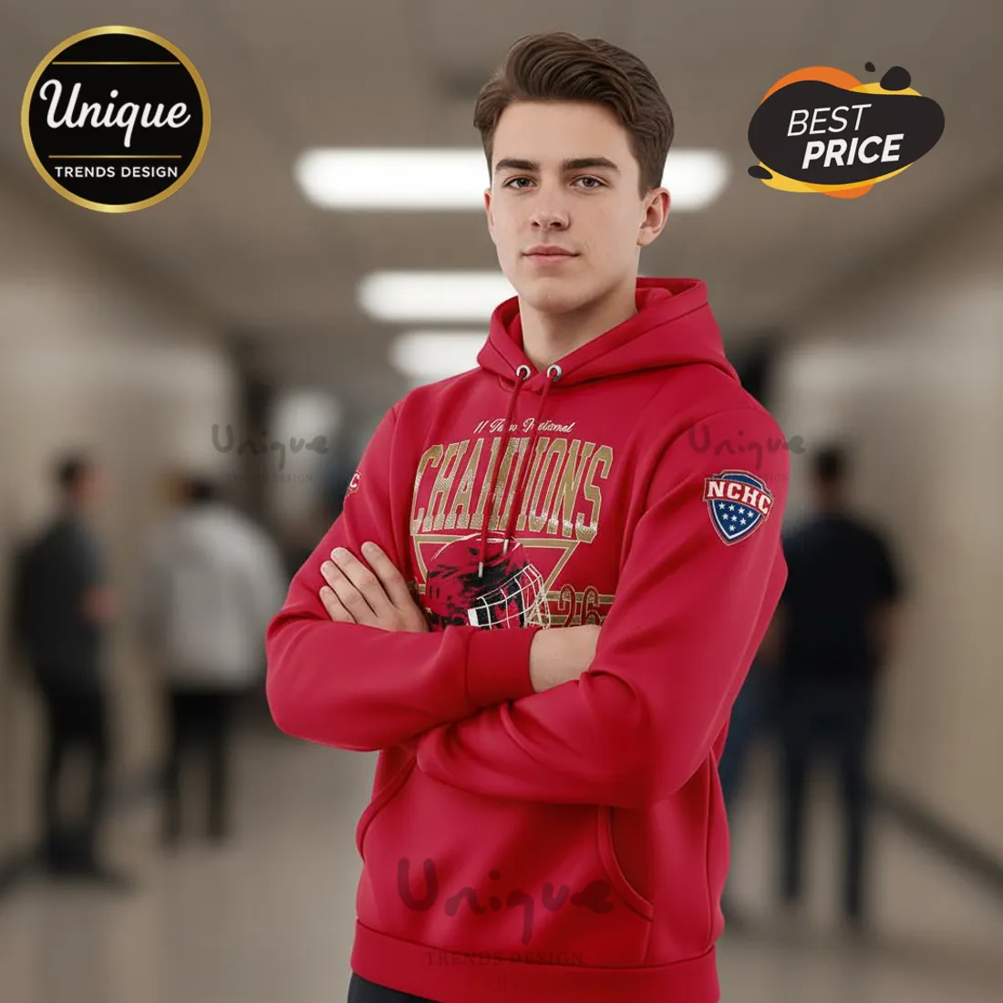 Denver Pioneers 2024 NCAA National Champions Commemorative Fan Hoodie Denver Pioneers 2024 NCAA National Champions Commemorative Fan Hoodie