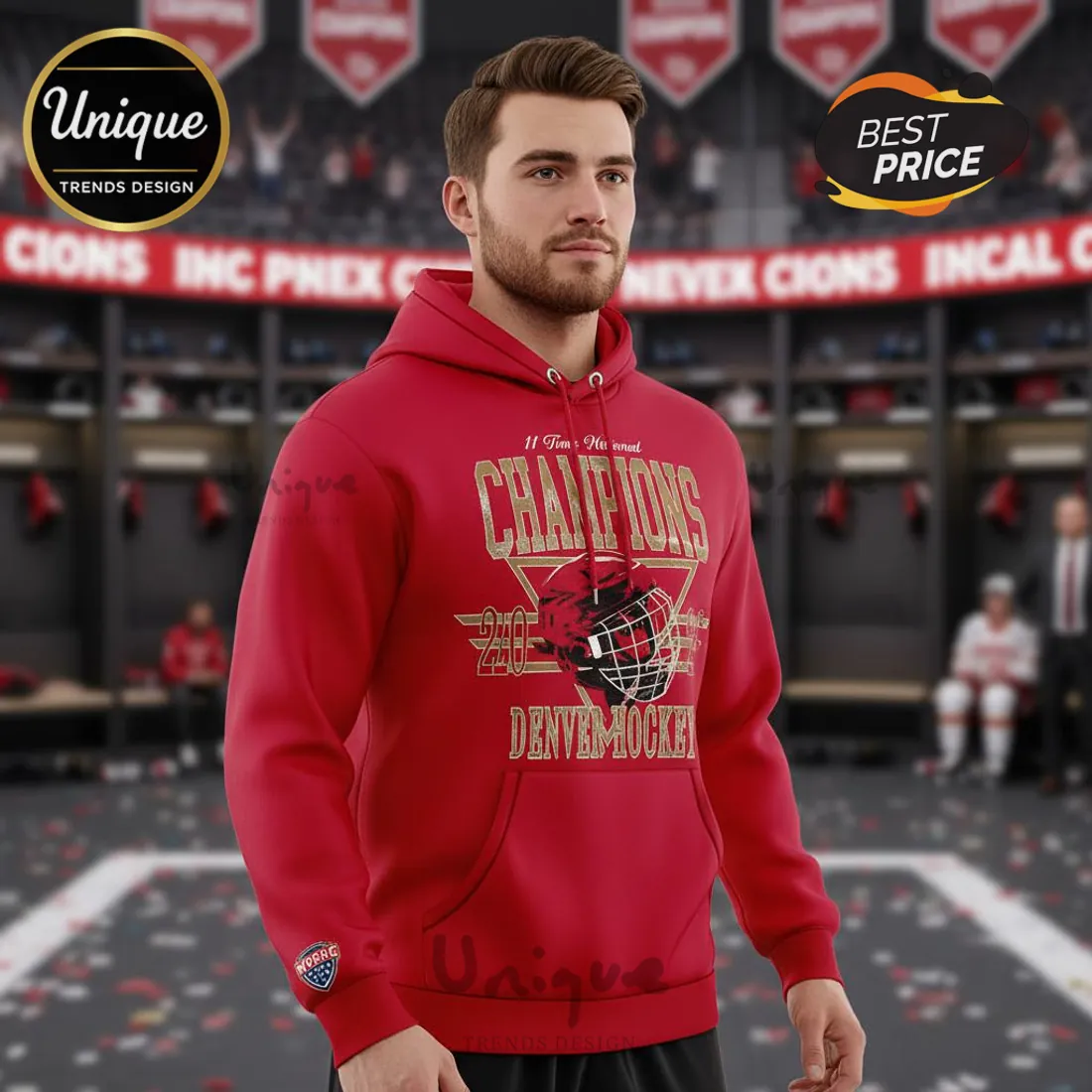 Denver Pioneers 2024 NCAA National Champions Commemorative Fan Hoodie Denver Pioneers 2024 NCAA National Champions Commemorative Fan Hoodie