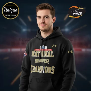 Denver Pioneers 2026 NCAA National Champions Ice Hockey Commemorative Hoodie