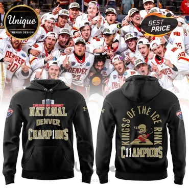 Denver Pioneers 2026 NCAA National Champions Ice Hockey Commemorative Hoodie