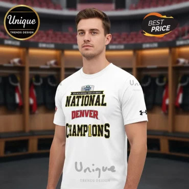 Denver Pioneers 2026 NCAA National Ice Hockey Champions T-Shirt